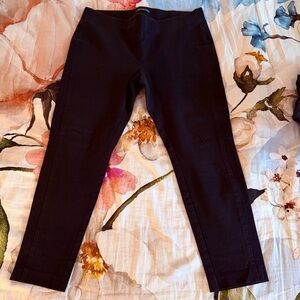 Ralph Lauren Black Slim Fit Elastic Waistband Pants ~ Sz 14